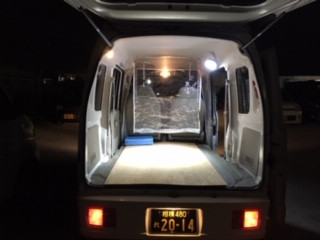 夜間配送使用車